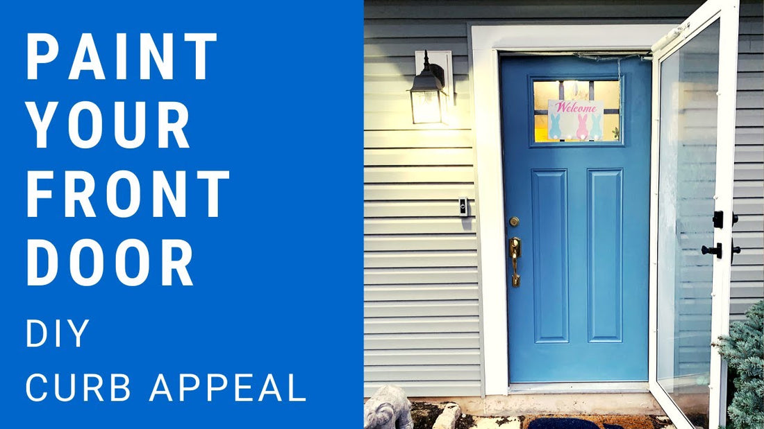 Curb Appeal: Front Door Paint Makeover!