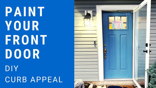 Curb Appeal: Front Door Paint Makeover!