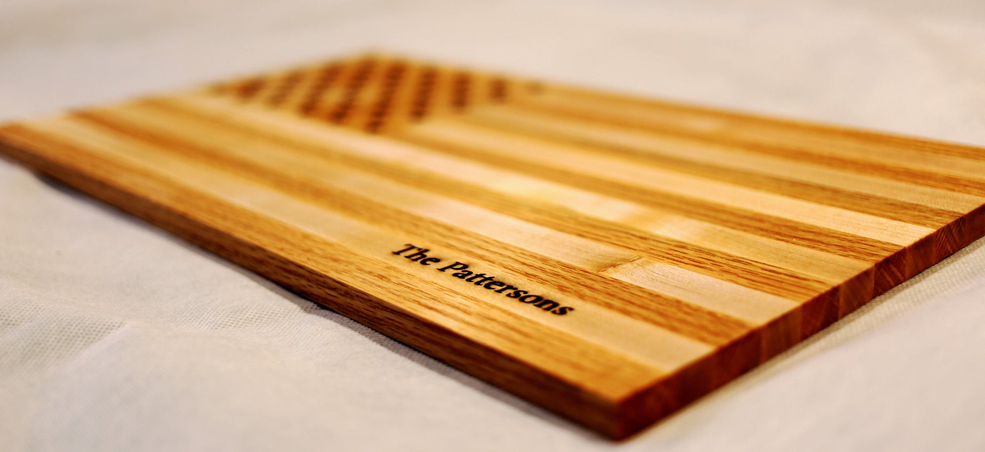 Handmade American Flag Cutting Board