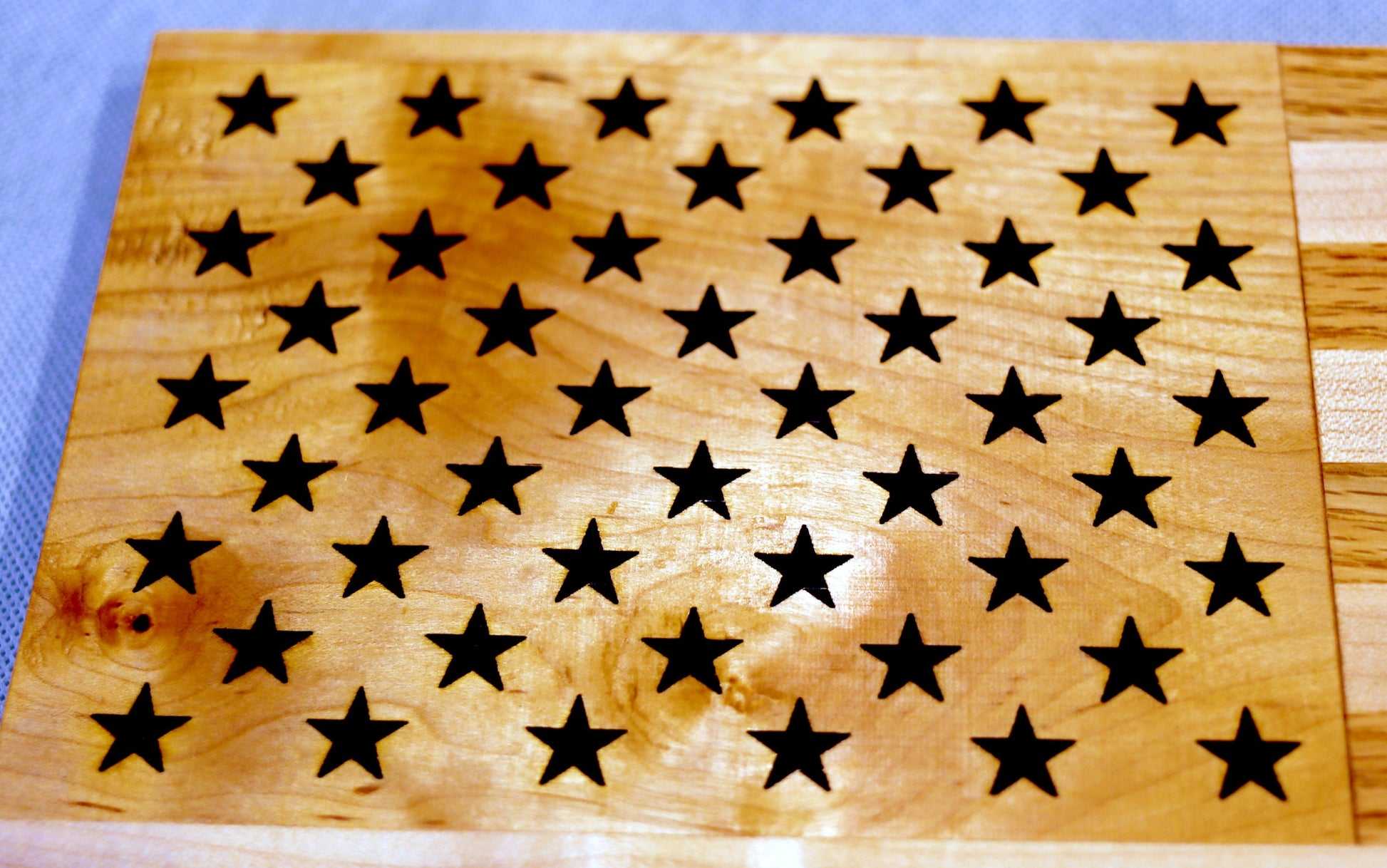 Handmade American Flag Cutting Board