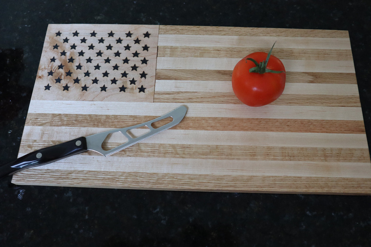 Handmade American Flag Cutting Board