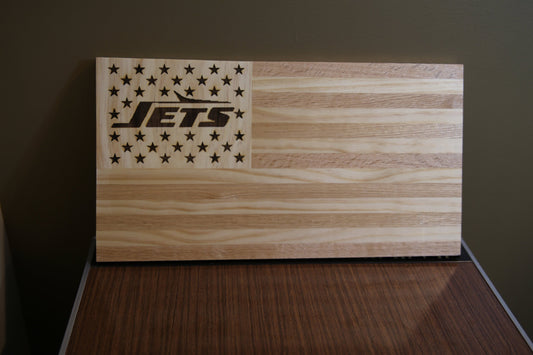 NFL Styled American Flag Signs