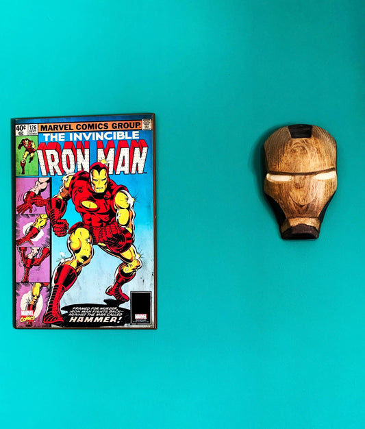 Superhero Wall Decor - High End, All Wood Helmet Model