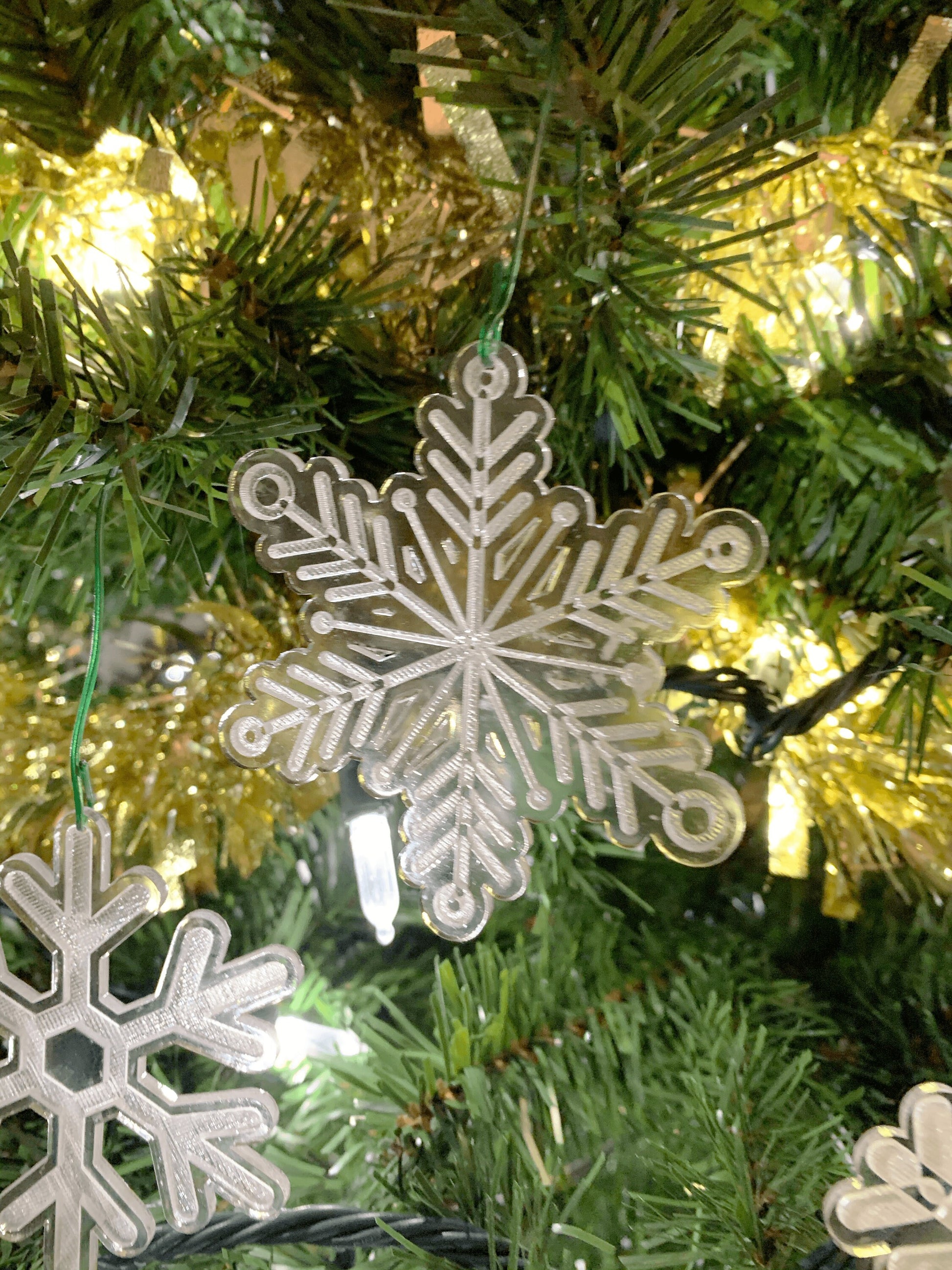 Beautiful Snowflake Ornaments - Pack of 3